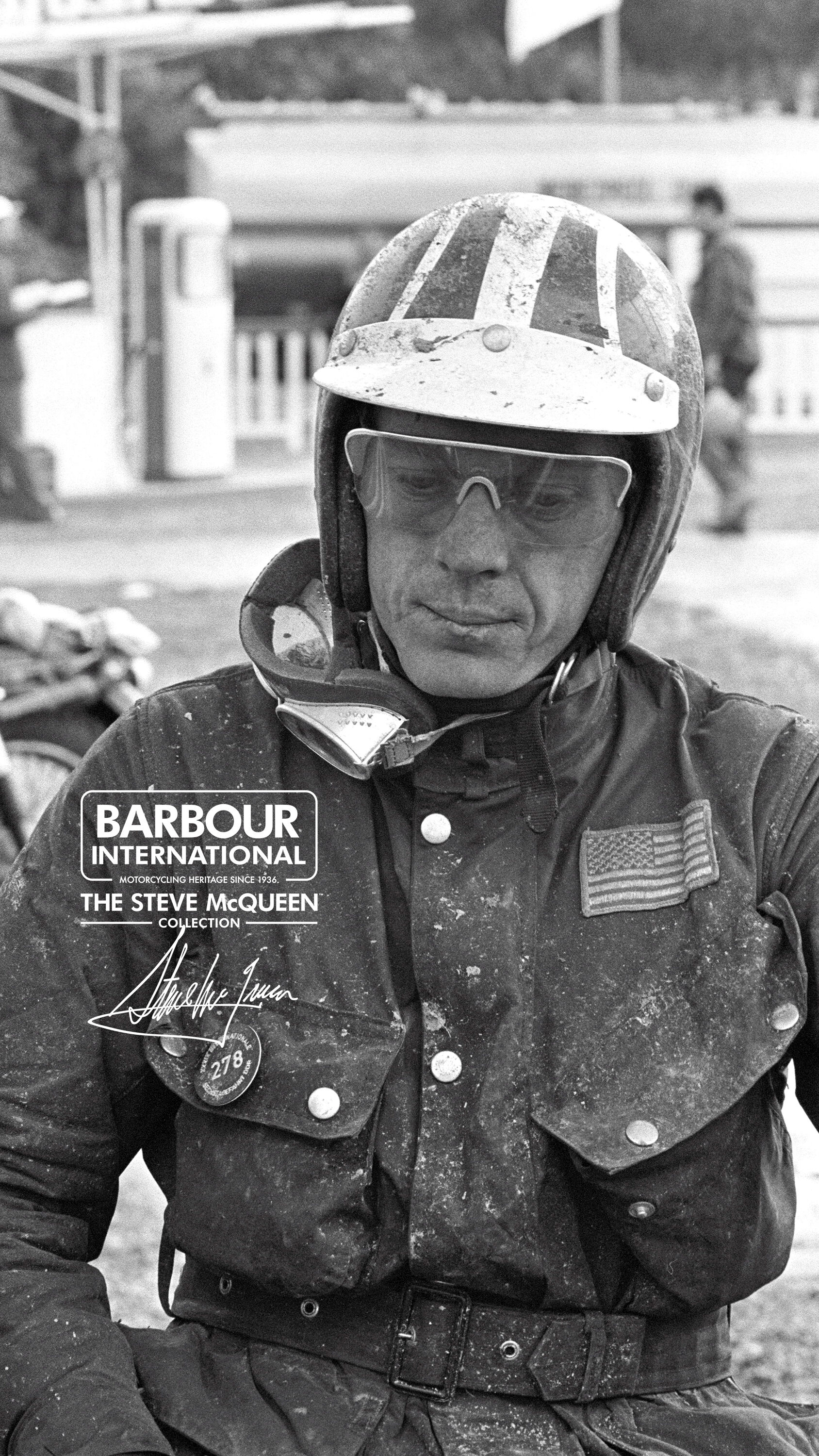 Barbour Steve McQueen 1964 ミリタリージャケット Barbour International Steve McQueen Men's Ashbury Wax Jacket